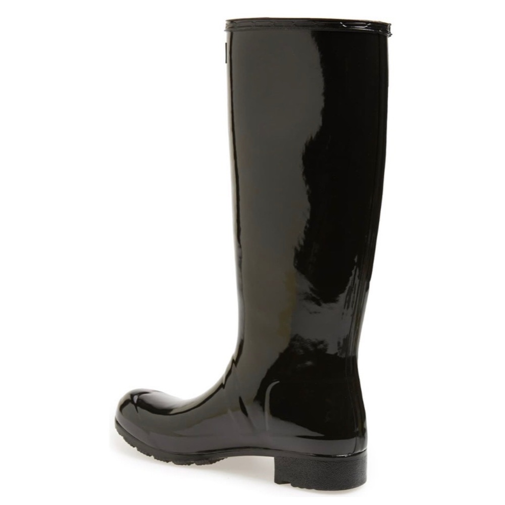 Hunter Black Gloss Rain Boots